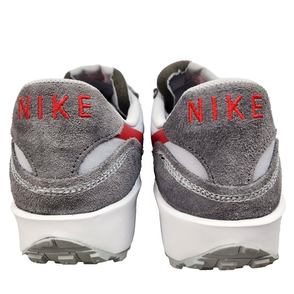Nike Waffle Debut Mens 11 Wolf Grey White Red Running Outdoors Trail FJ4195-004 - Picture 6 of 12